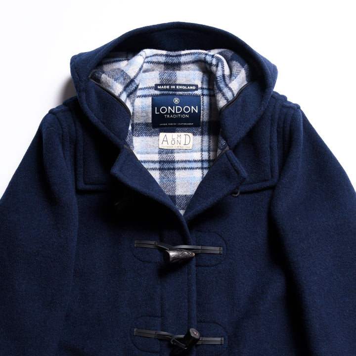 LONDON TRADITION フィグロンドン別注 ダッフルコート ブルー 中古】ロンドントラディション LONDON TRADITION ダッフルコート