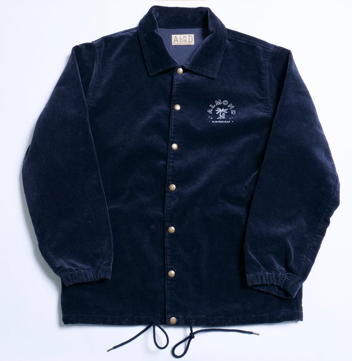 【未使用】Almond Surfboards & Design アーモンド サーフボード デザイン COUDUROY COACH コーデュロイ コーチ ジャケット L ネイビー OZ0008 ユニセックス COUDUROY COACH – Almond Surfboards